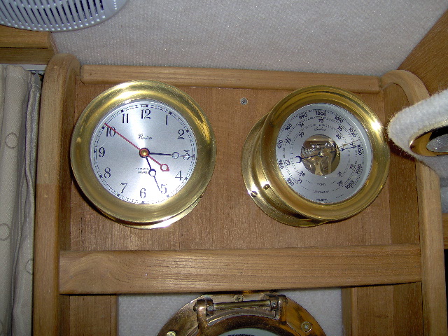 weather station, This whole panel was ready to fall off . The one screw on top was stripped out. Moved it up front