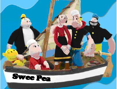 Well blow me down.  Weez be sent adrift! How embaraskin... ga ga ga gaa.