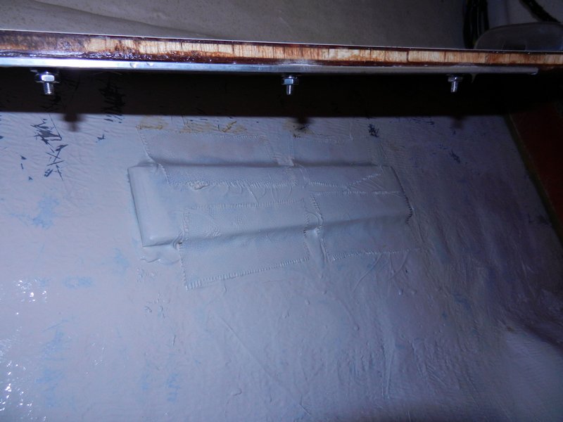 While in there, glassed and painted some mounting cleats