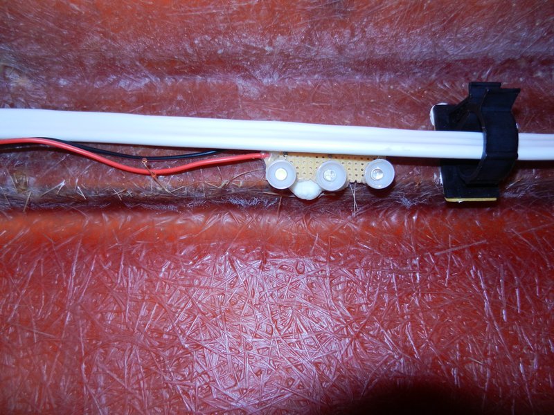 While in there, I also mounted a home-made LED light to each side