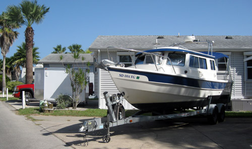 Wild Blue, out of the water and ready to roll