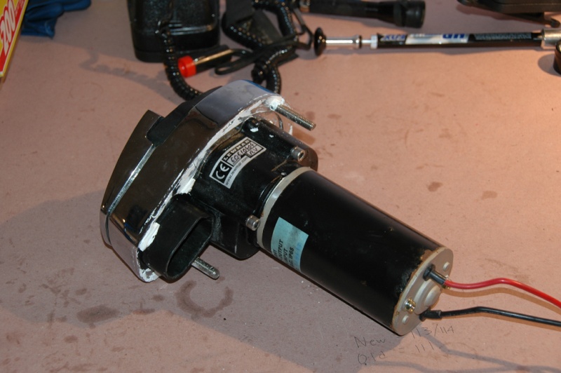 windlass removed from boat