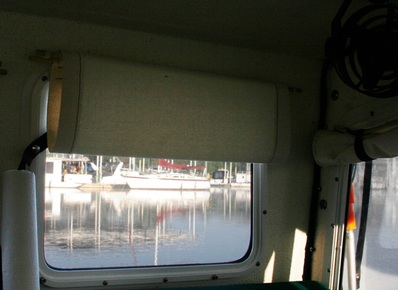 Window Shade can be rolled down to intermediate positions.