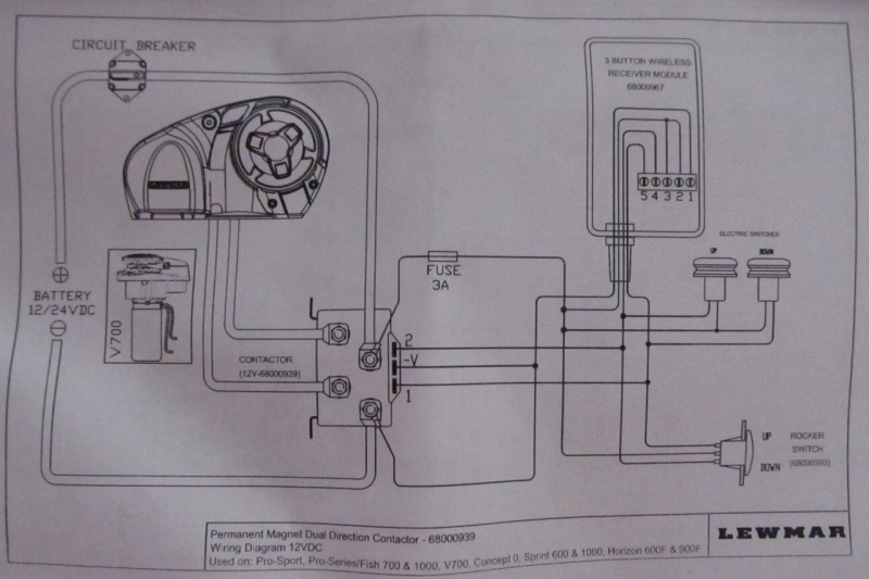Wiring diagram for wireless remote