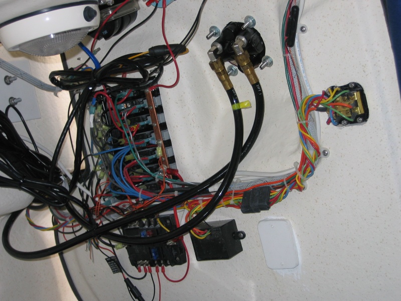 Wiring on back side of dash