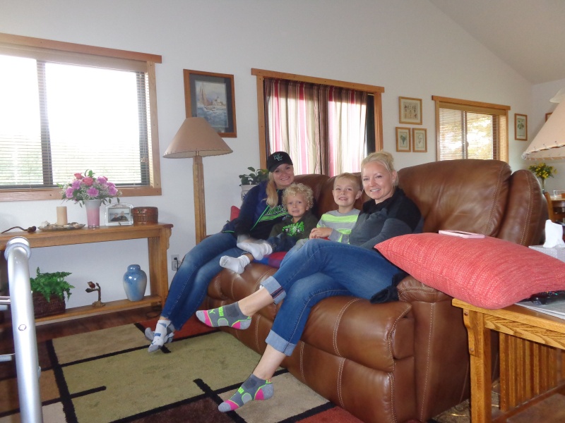 Wonderful visit with Sherrie's daughters and a couple of grandsons.