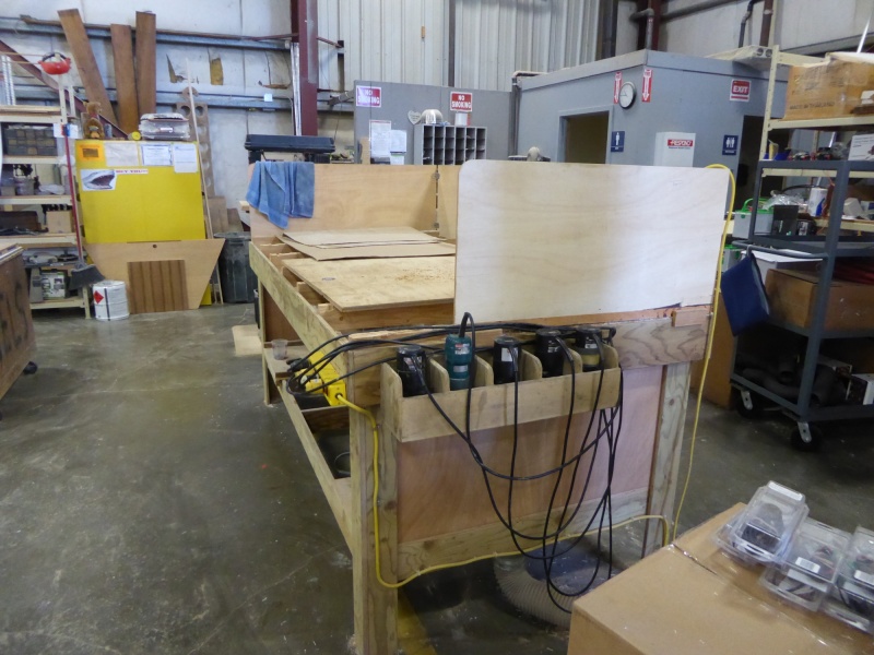 Wood shop area