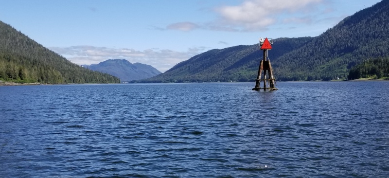 Wrangell Narrows end
