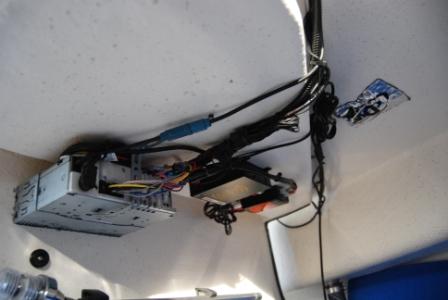 XM radio installation layout