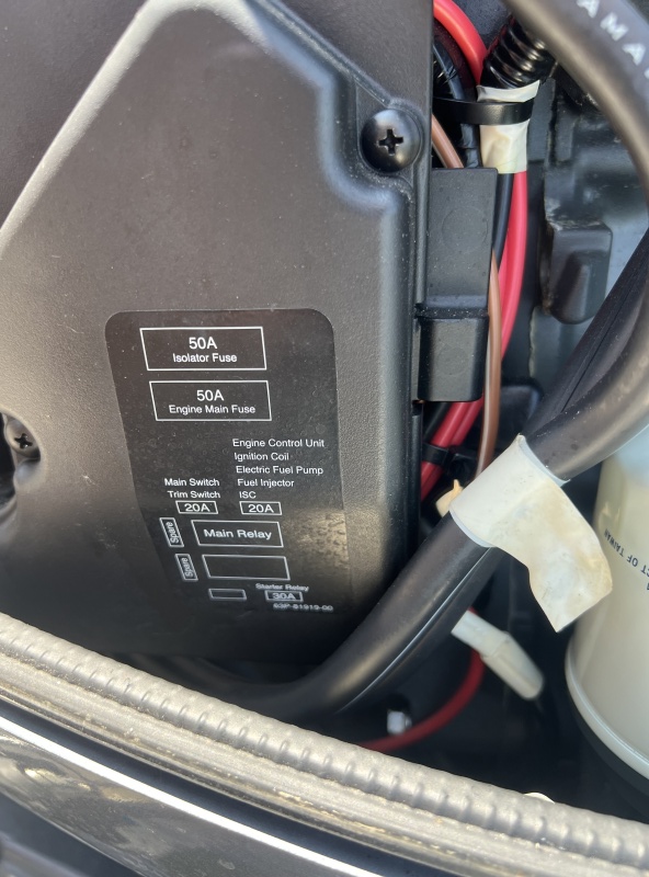 Yamaha 150 Electrical panel