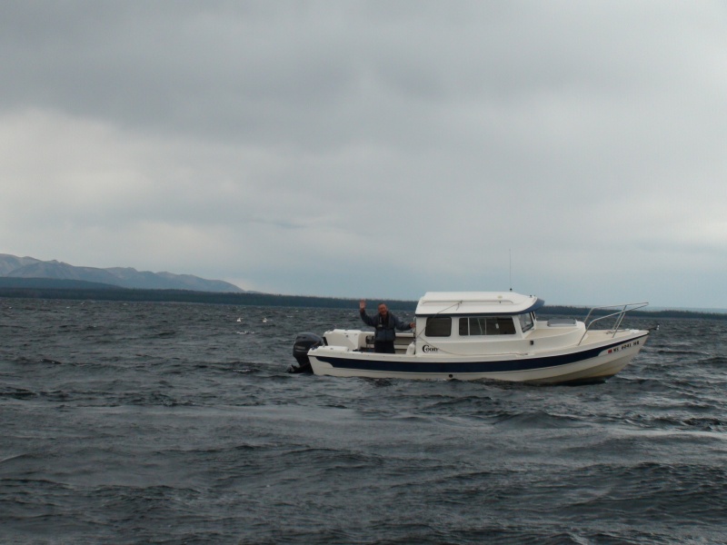 Yellowstone Lake, Mike \"Little Joe\" during C-Brat gathering