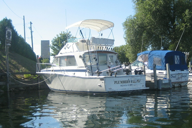 You can't have enough downriggers, rod holders, or poles for fishing on the Great Lakes.