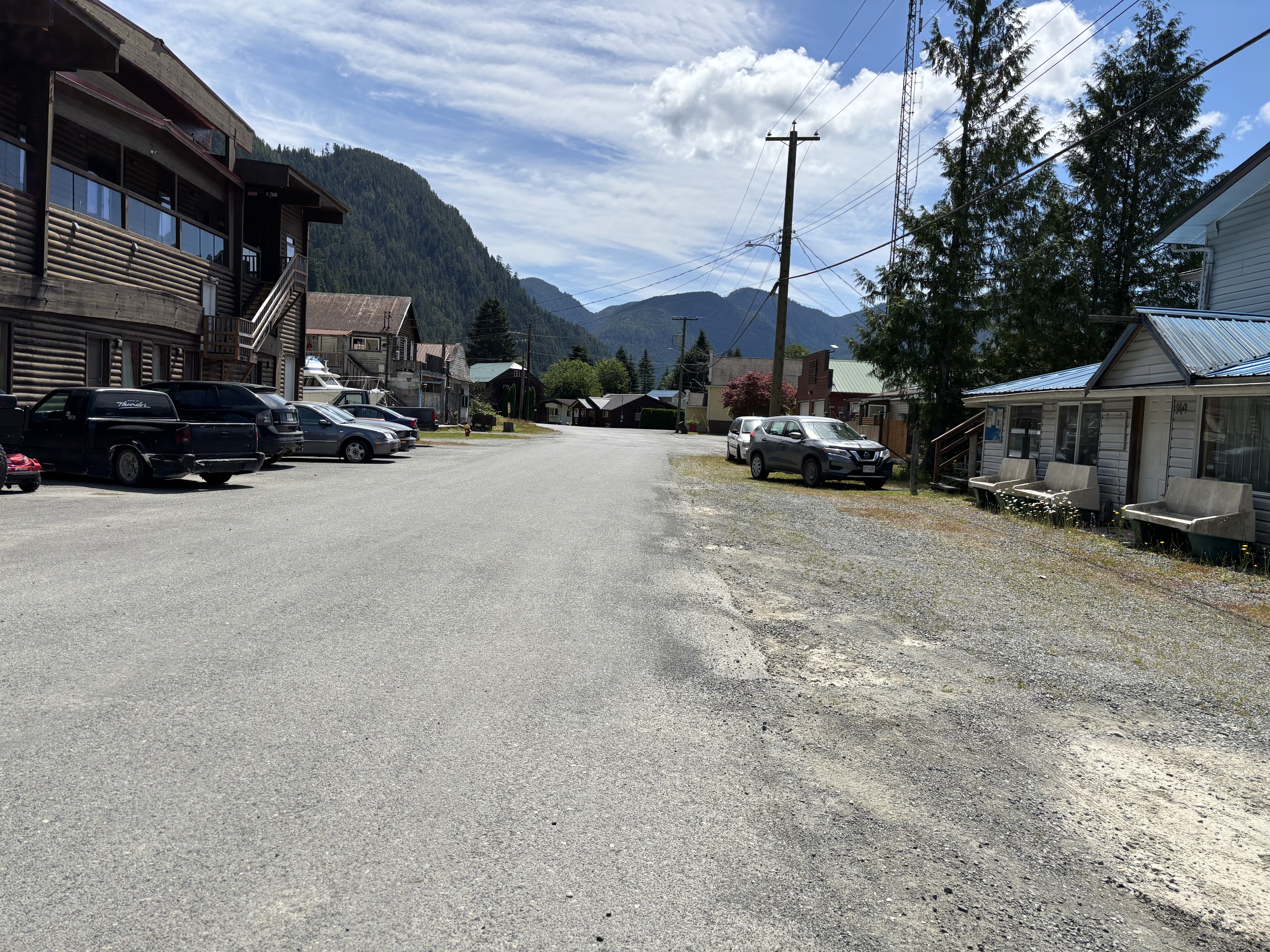 Zeballos town